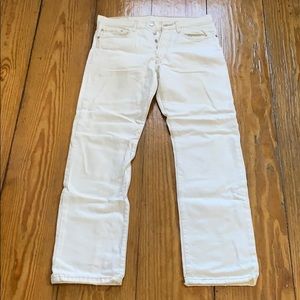 Levi’s 501 White Buttonfly Jeans 33x32